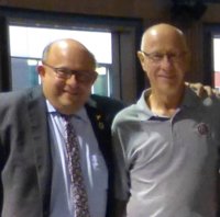 Kitchener Mayor Berry Vrbanovic & Joe Watson: Club Recognition